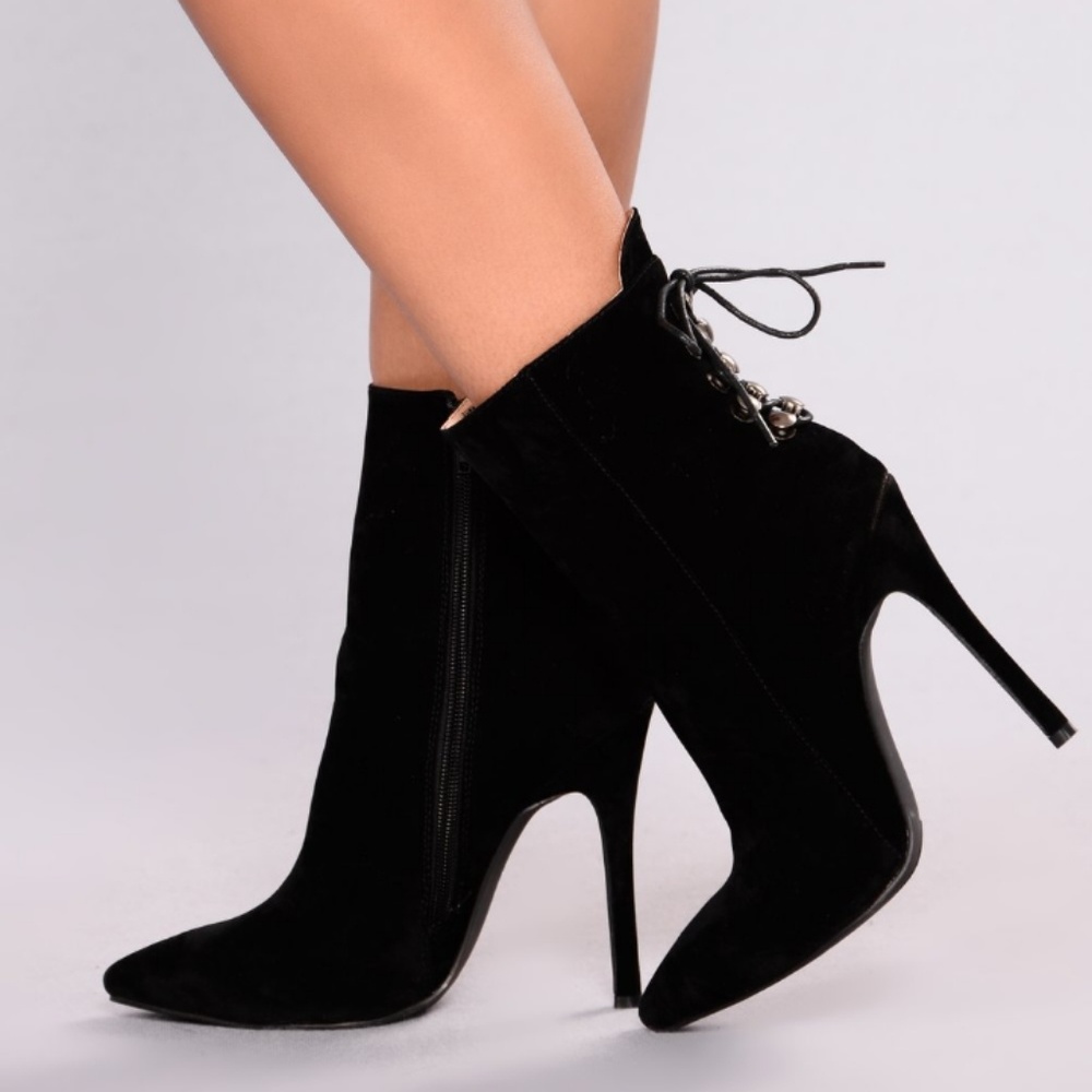Fashion Nova Dancing At Night Boot - Black